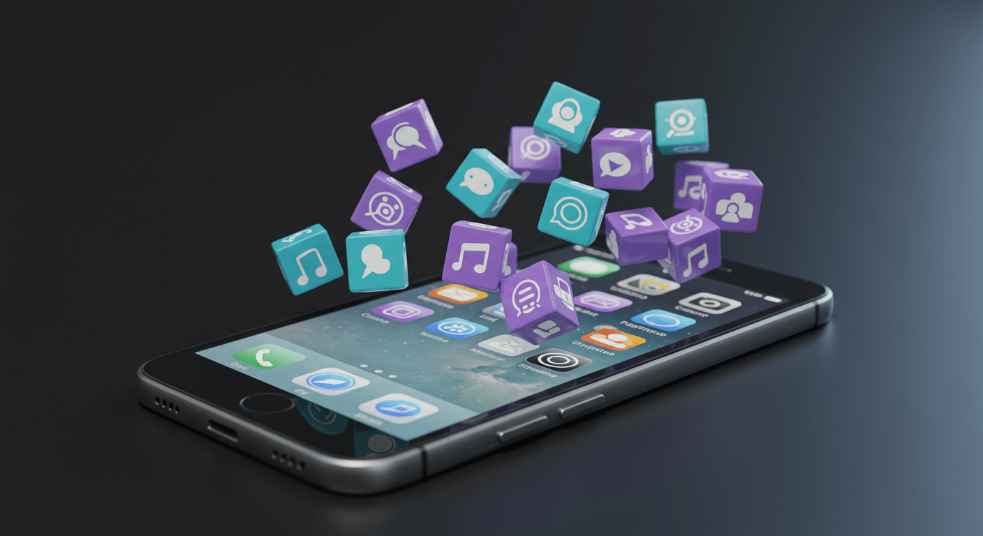 Mobile App Development Illustration