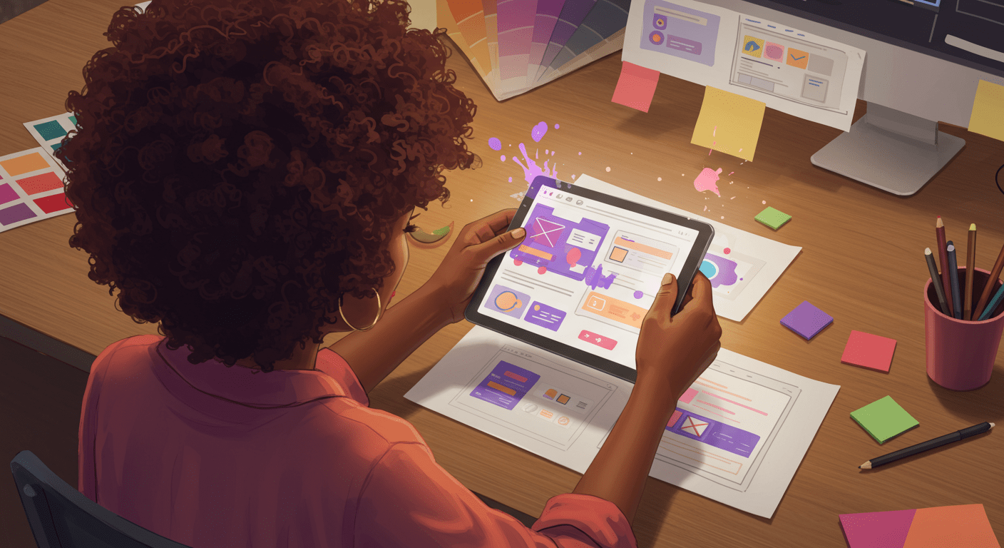 UI/UX Design Illustration